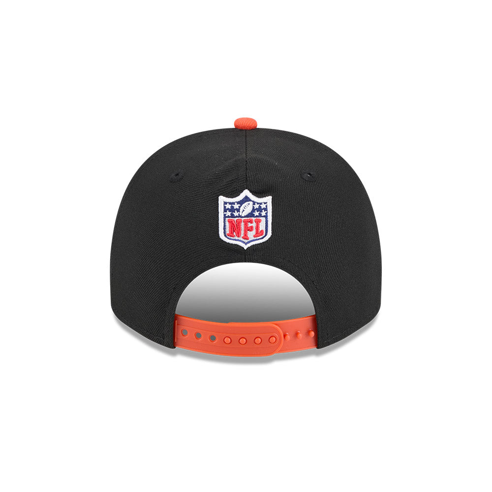 Cincinnati Bengals New Era 2025 NFL Draft A-Frame 9FIFTY Snapback Hat - Black/Orange