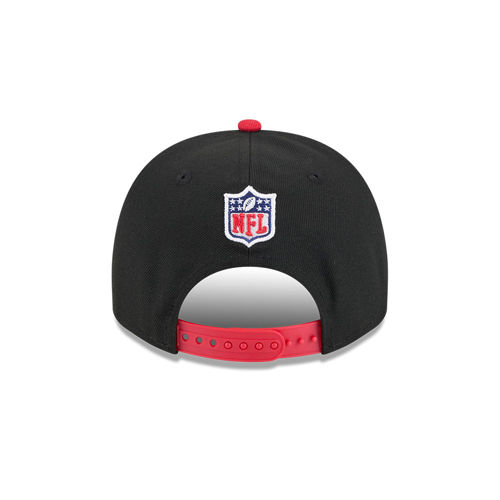 San Francisco 49ers New Era 2025 NFL Draft A-Frame 9FIFTY Snapback Hat - Black/Red