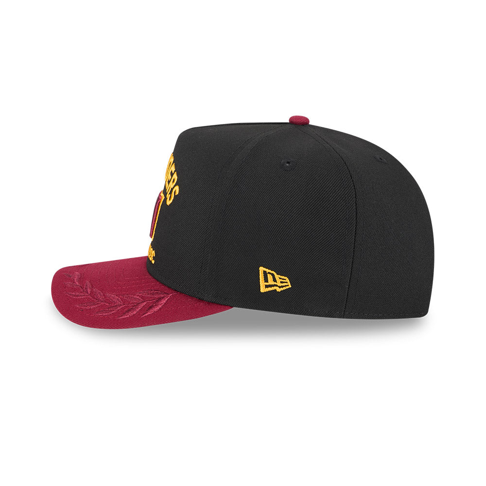 Washington Commanders New Era 2025 NFL Draft A-Frame 9FIFTY Snapback Hat - Black/Burgundy