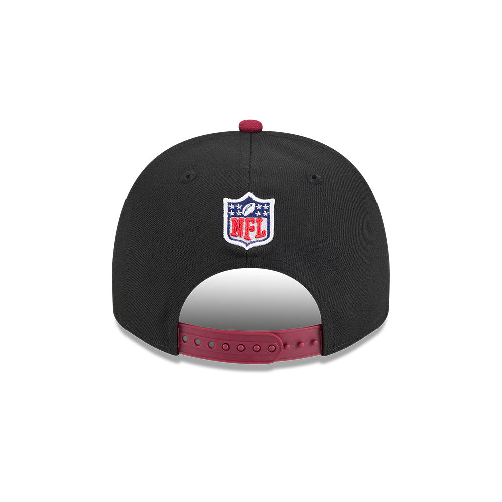 Washington Commanders New Era 2025 NFL Draft A-Frame 9FIFTY Snapback Hat - Black/Burgundy
