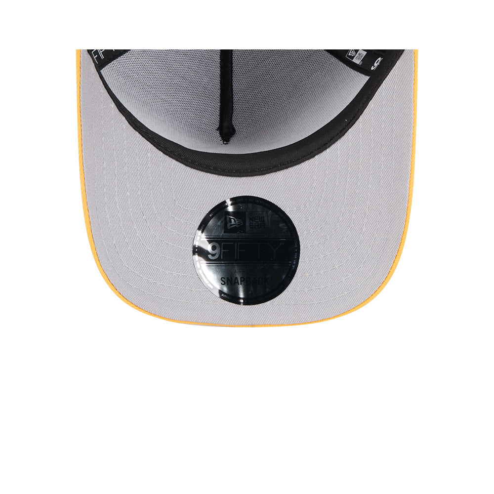 Pittsburgh Steelers New Era 2025 NFL Draft A-Frame 9FIFTY Snapback Hat - Black/Yellow