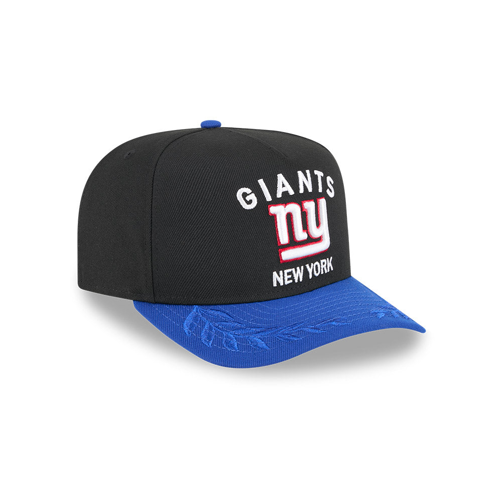 New York Giants New Era 2025 NFL Draft A-Frame 9FIFTY Snapback Hat - Black/Royal
