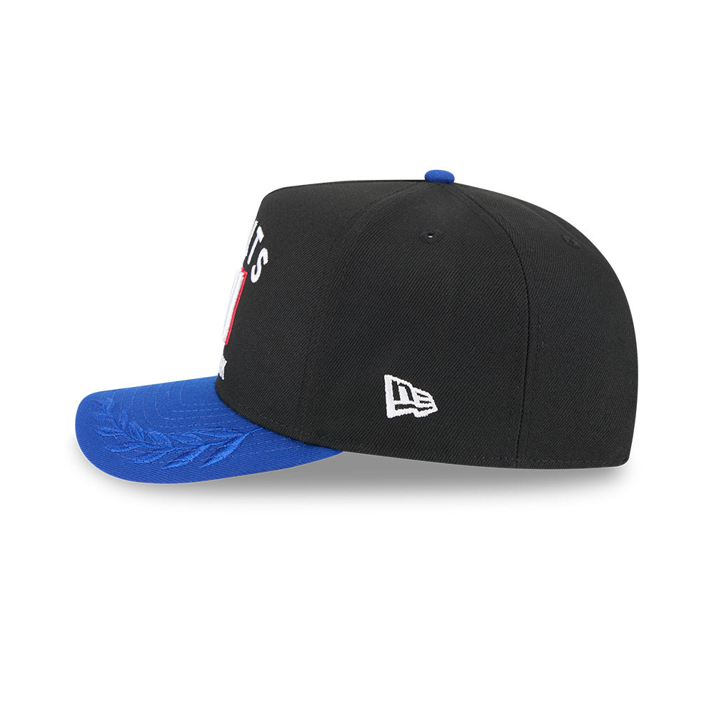New York Giants New Era 2025 NFL Draft A-Frame 9FIFTY Snapback Hat - Black/Royal