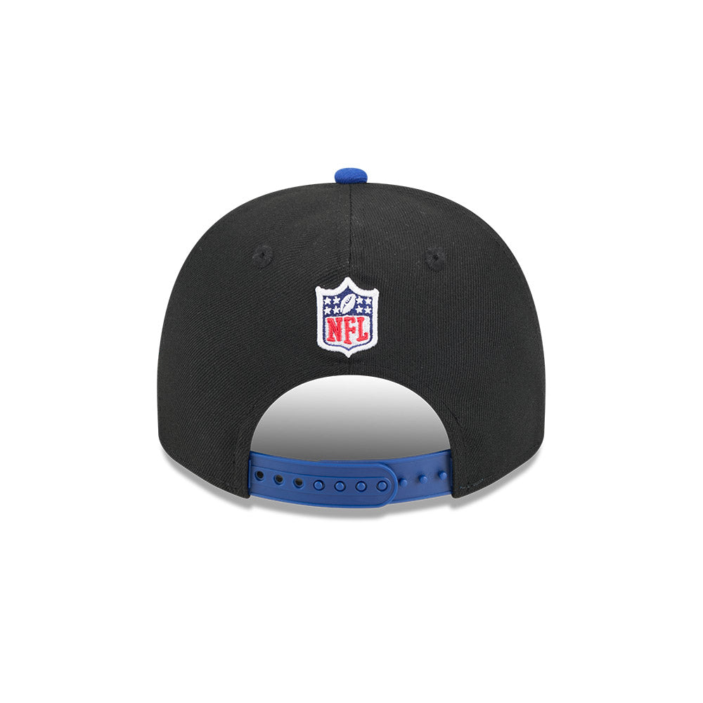 New York Giants New Era 2025 NFL Draft A-Frame 9FIFTY Snapback Hat - Black/Royal