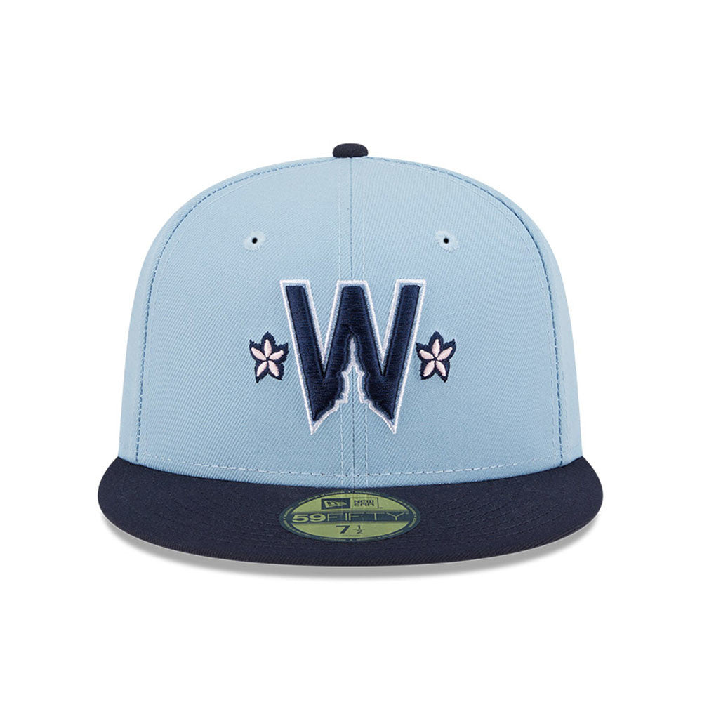 Washington Nationals New Era 2025 City Connect 59FIFTY Fitted Hat - Light Blue/Navy