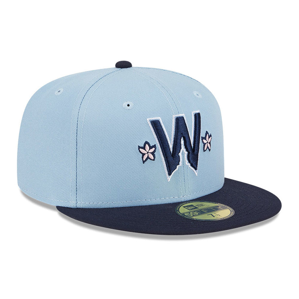Washington Nationals New Era 2025 City Connect 59FIFTY Fitted Hat - Light Blue/Navy