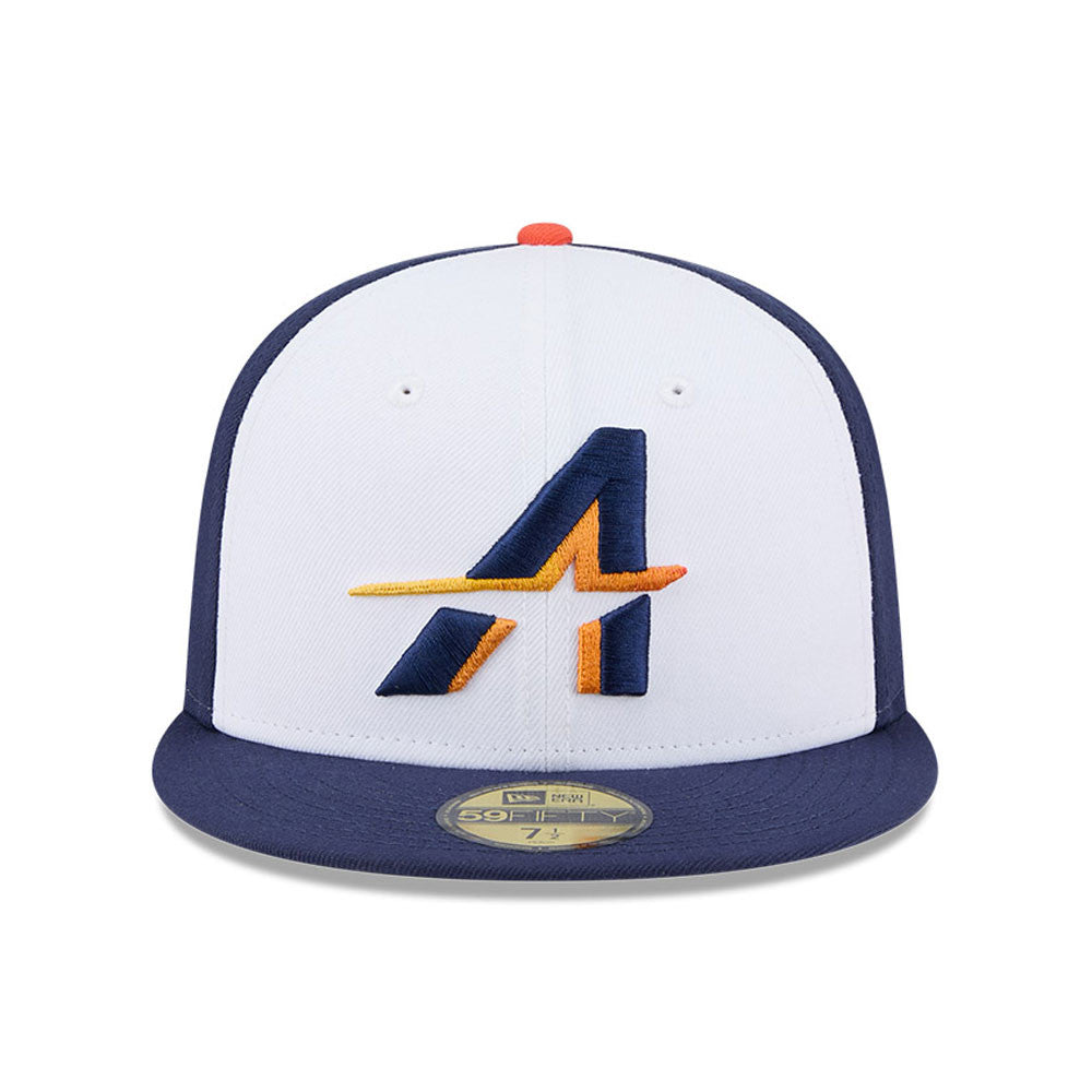Houston Astros New Era 2025 City Connect 59FIFTY Fitted Hat - White/Navy