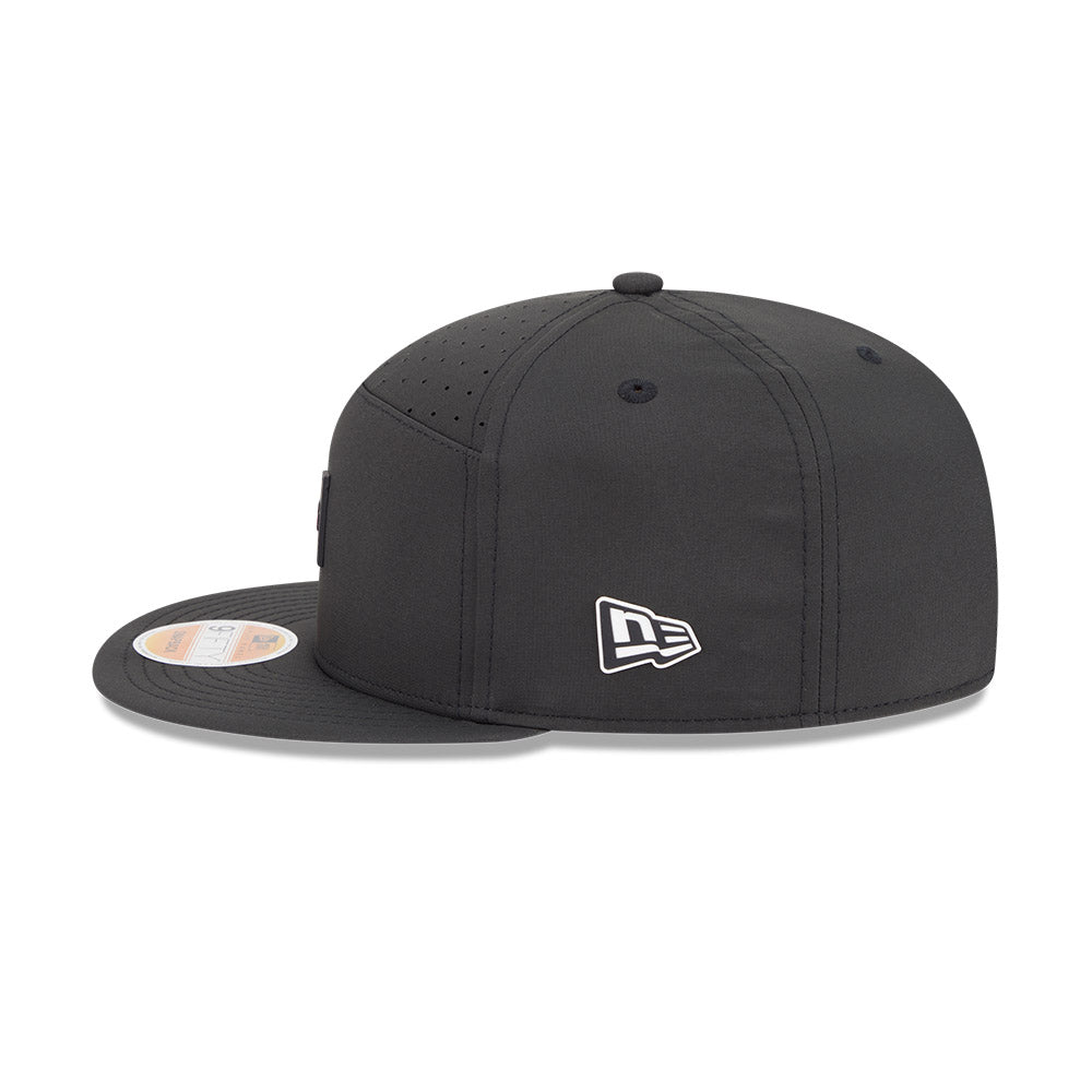 Atlanta Falcons New Era 2025 Sideline Split Panel 9FIFTY Snapback Hat - Black