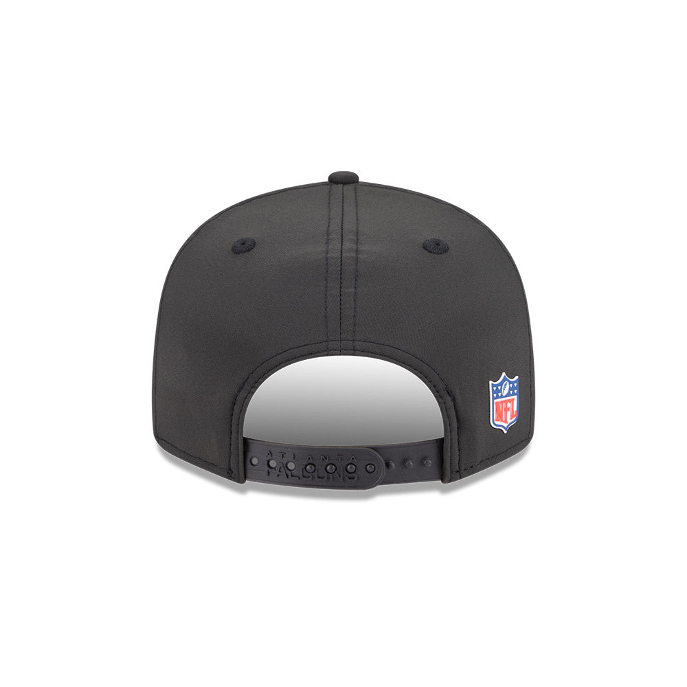 Atlanta Falcons New Era 2025 Sideline Split Panel 9FIFTY Snapback Hat - Black