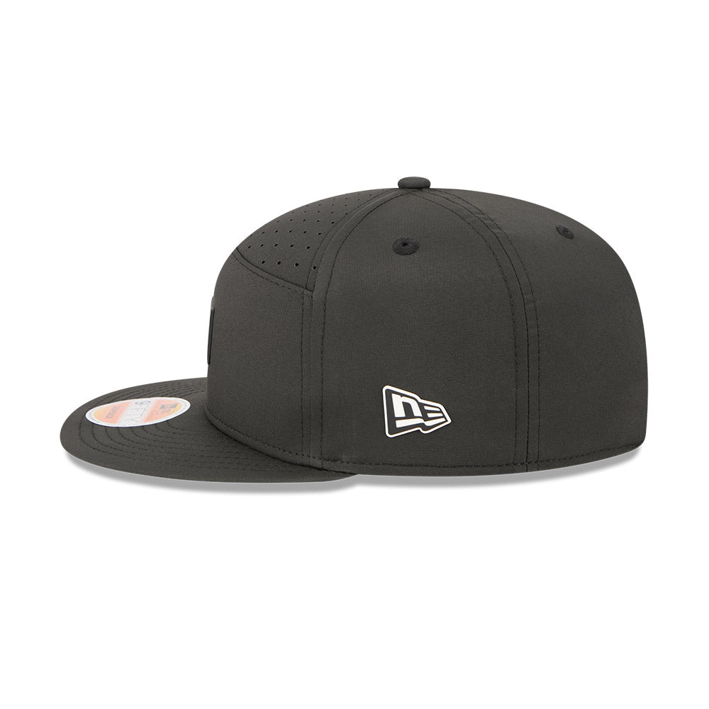 Pittsburgh Steelers New Era 2025 Sideline Split Panel 9FIFTY Snapback Hat - Black