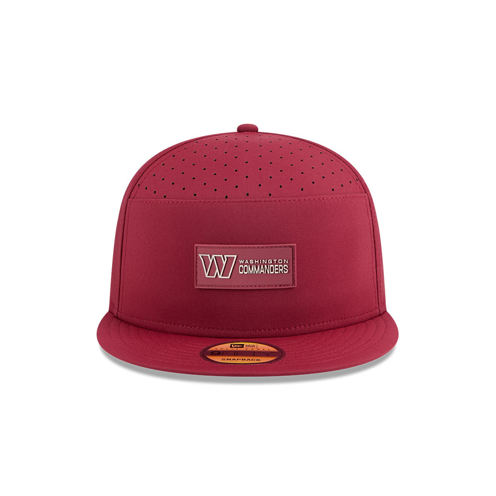 Washington Commanders New Era 2025 Sideline Split Panel 9FIFTY Snapback Hat - Burgundy