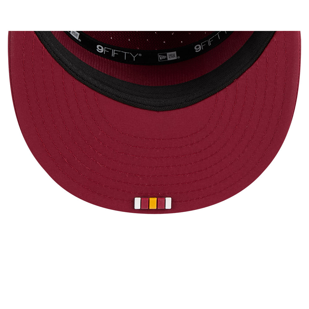 Washington Commanders New Era 2025 Sideline Split Panel 9FIFTY Snapback Hat - Burgundy