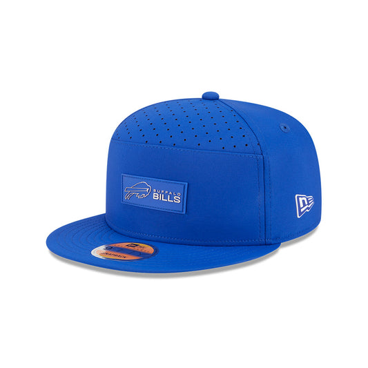 Buffalo Bills New Era 2025 Sideline Split Panel 9FIFTY Snapback Hat - Royal