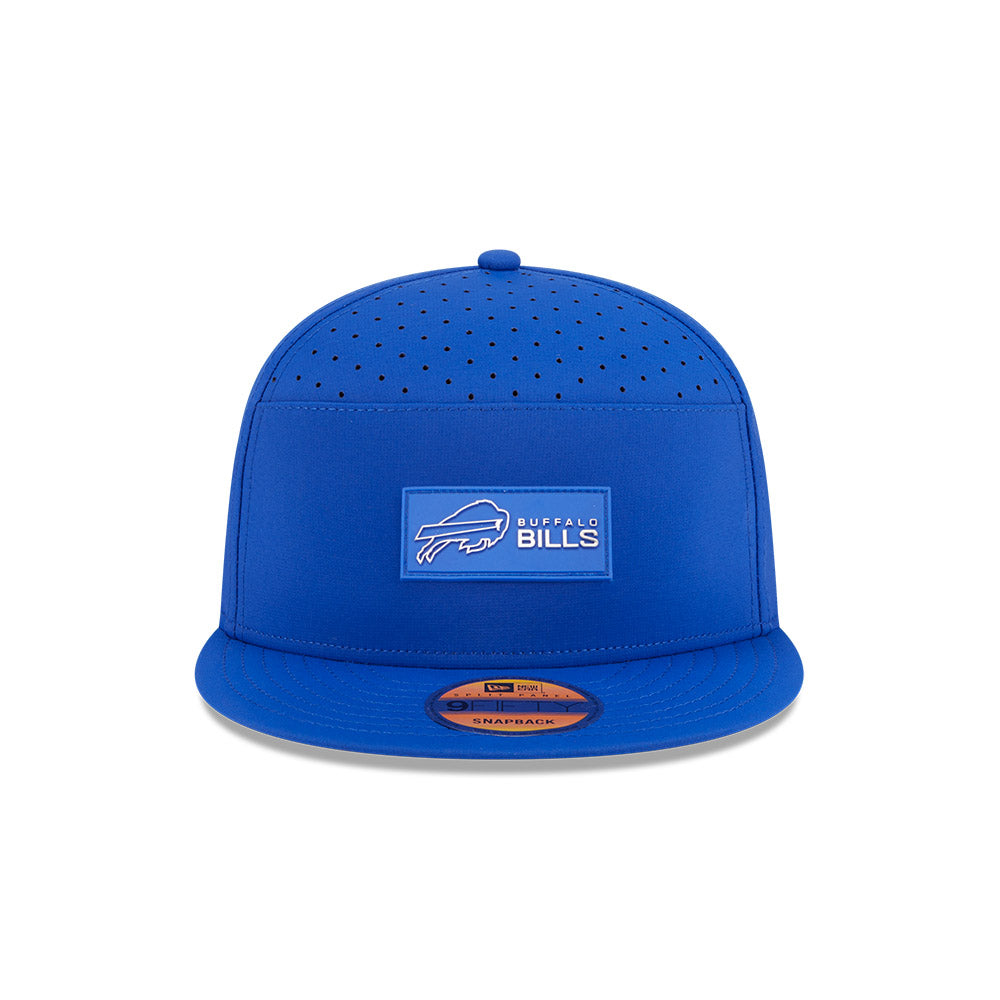Buffalo Bills New Era 2025 Sideline Split Panel 9FIFTY Snapback Hat - Royal