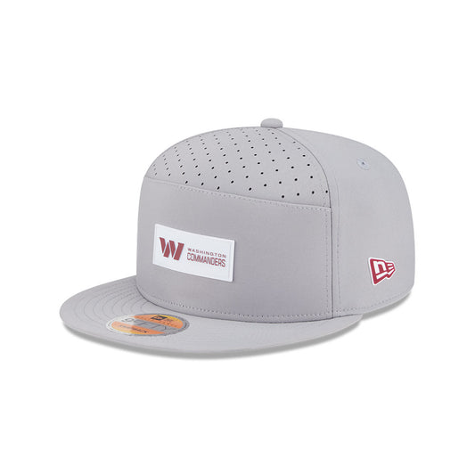 Washington Commanders New Era 2025 Sideline Split Panel 9FIFTY Snapback Hat - Gray