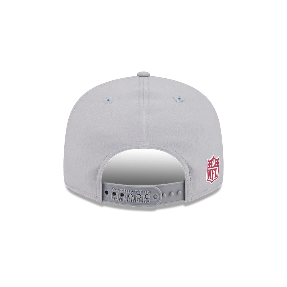 Washington Commanders New Era 2025 Sideline Split Panel 9FIFTY Snapback Hat - Gray