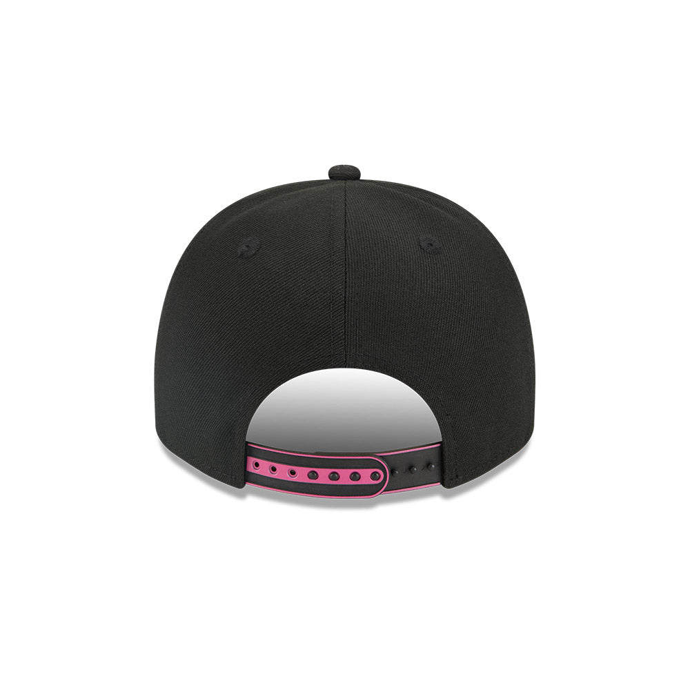 Los Angeles Dodgers New Era NEON A-Frame 9Fifty Snapback MLB Hat - Black/Pink