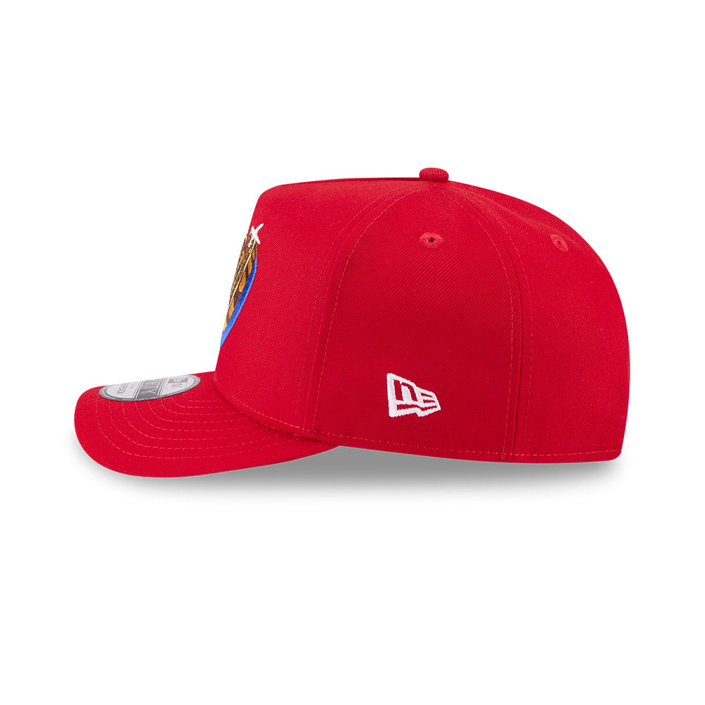 Washignton Nationals New Era EMBLEM A-Frame 9Fifty Snapback MLB Hat - Red