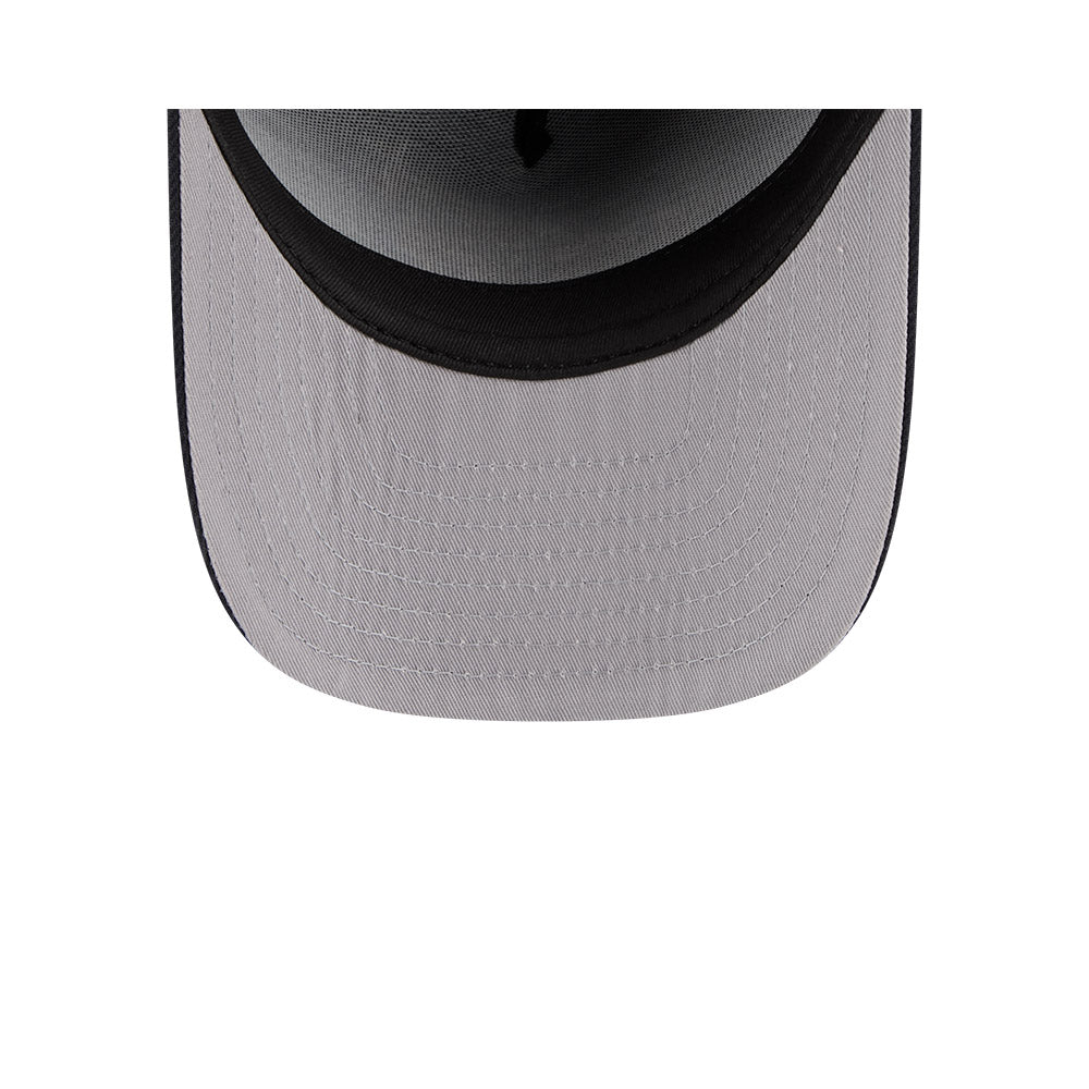 Atlata Braves New Era EMBLEM A-Frame 9Fifty Snapback MLB Hat - Navy