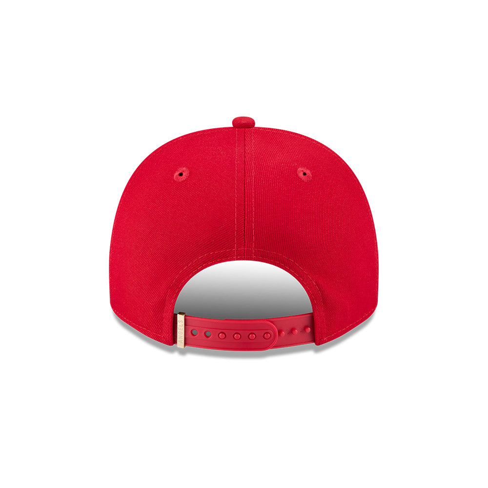 Los Angeles Angels New Era EMBLEM A-Frame 9Fifty Snapback MLB Hat - Red