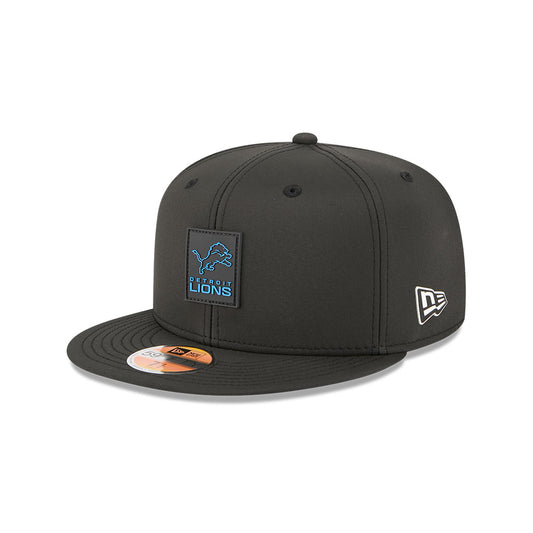 Detroit Lions New Era 2025 Official NFL Sideline 59FIFTY Fitted Hat - Black