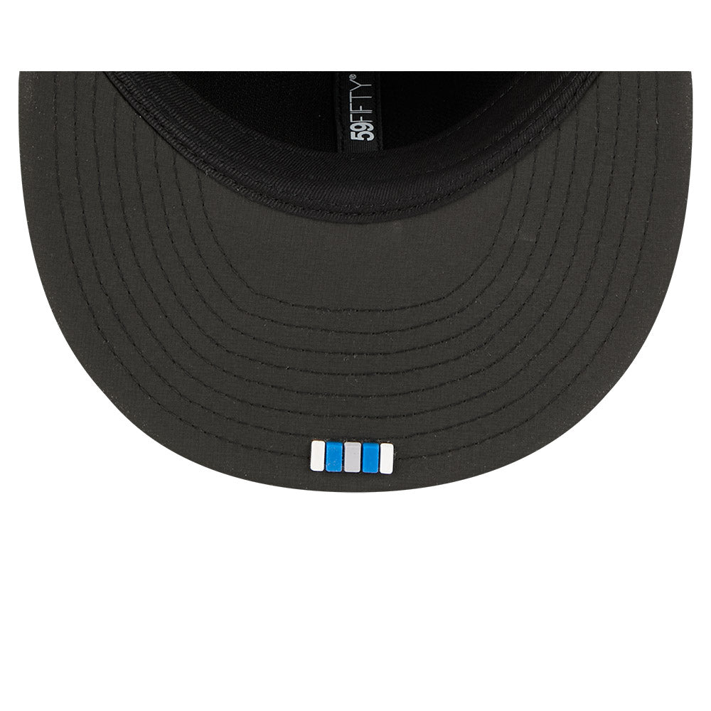 Detroit Lions New Era 2025 Official NFL Sideline 59FIFTY Fitted Hat - Black