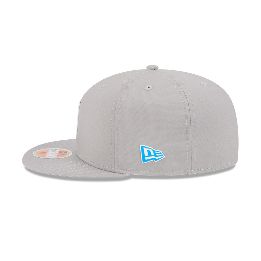 Detroit Lions New Era 2025 Official NFL Sideline 59FIFTY Fitted Hat - Gray