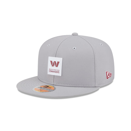 Washington Commanders New Era 2025 Official NFL Sideline 59FIFTY Fitted Hat - Gray