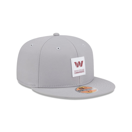 Washington Commanders New Era 2025 Official NFL Sideline 59FIFTY Fitted Hat - Gray