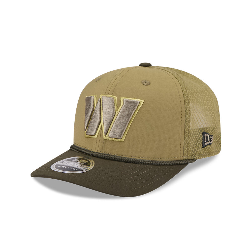 Washington Commanders New Era 2025 Salute to Service 9SEVENTY Adjustable Hat - Green