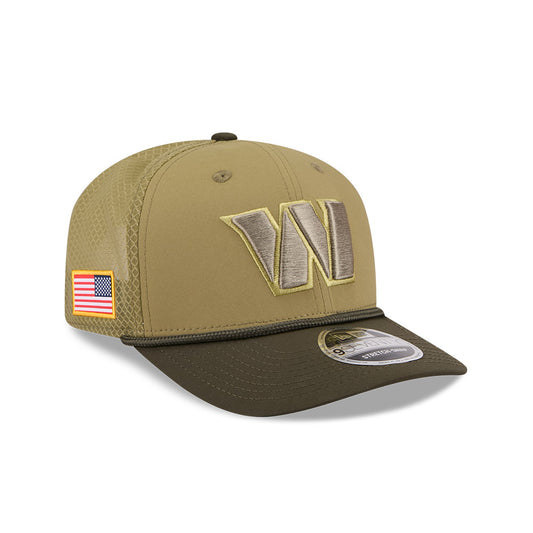 Washington Commanders New Era 2025 Salute to Service 9SEVENTY Adjustable Hat - Green