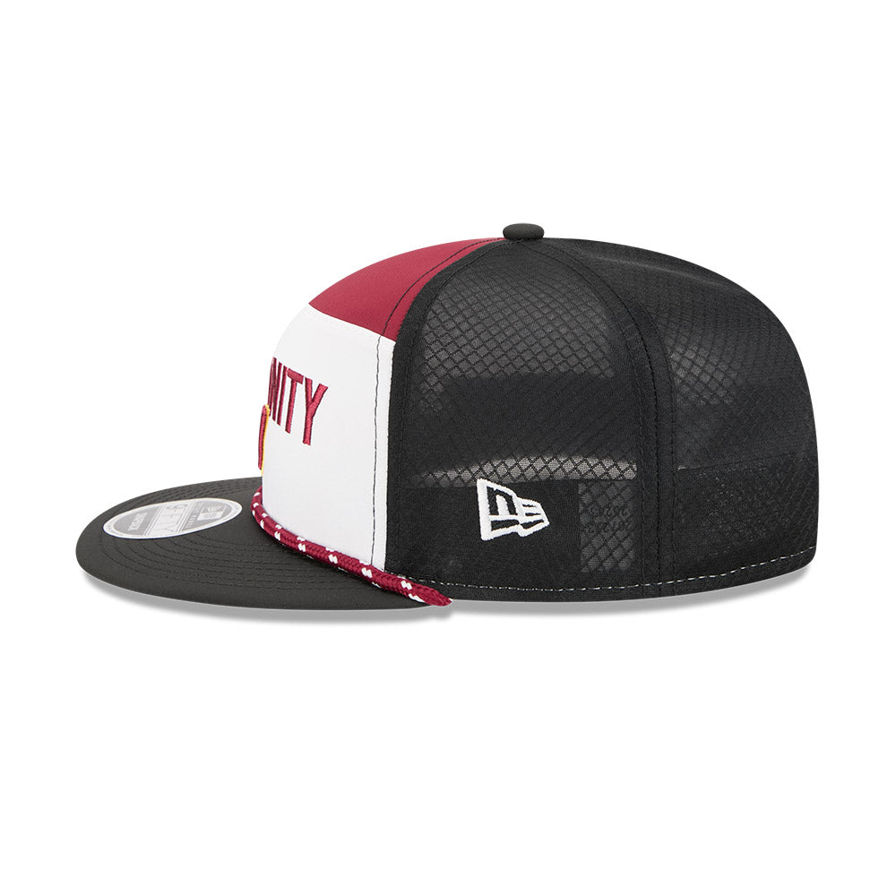 Washington Commanders New Era 2025 Inspire Change Split Panel 9FIFTY Snapback Hat - White/Black/Burgundy