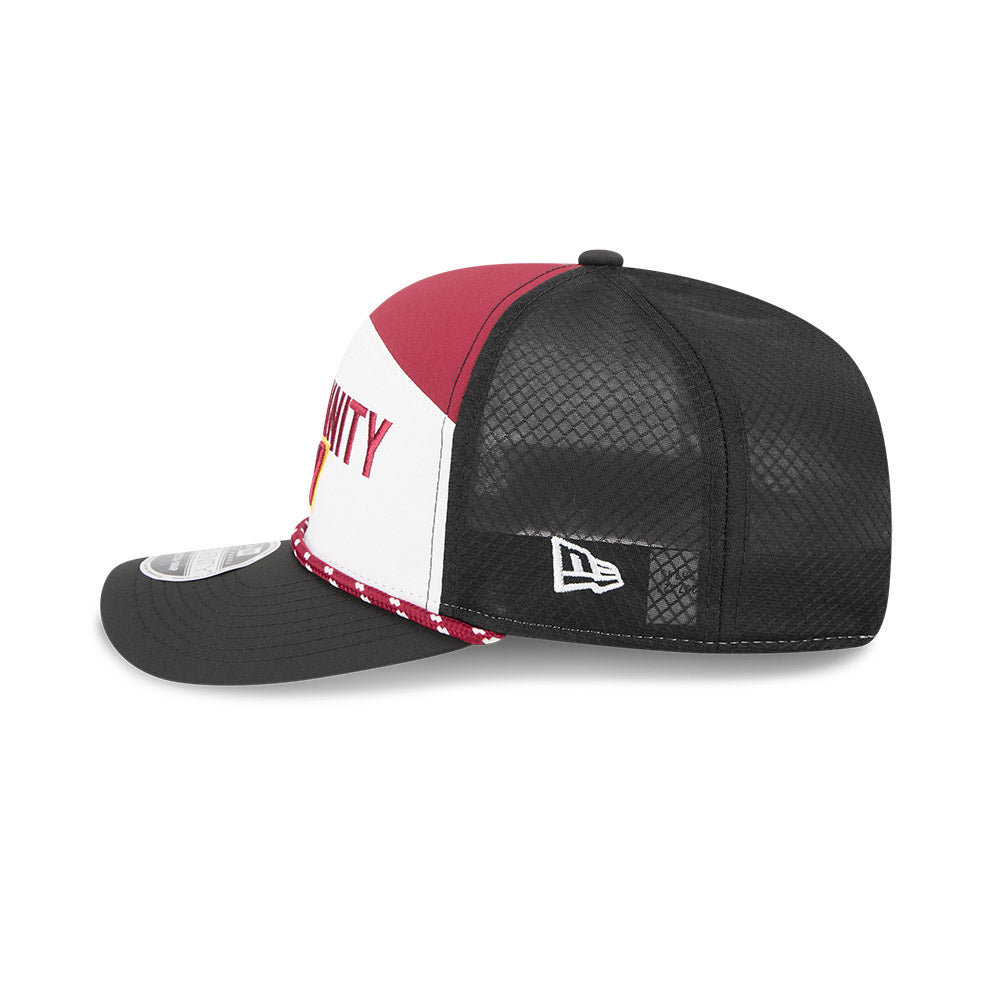 Washington Commanders New Era 2025 Inspire Change Split Panel 9SEVENTY Snapback Hat - White/Black/Burgundy