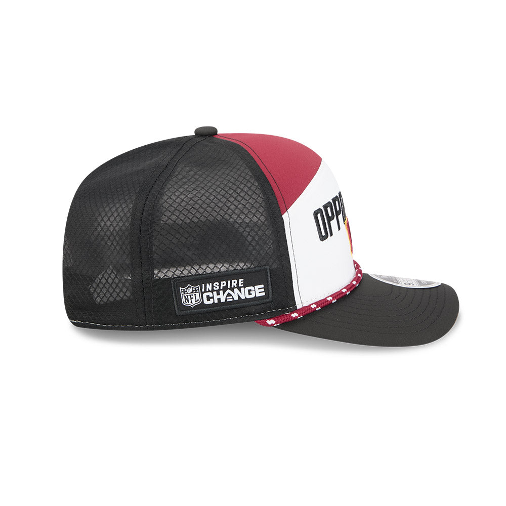 Washington Commanders New Era 2025 Inspire Change Split Panel 9SEVENTY Snapback Hat - White/Black/Burgundy