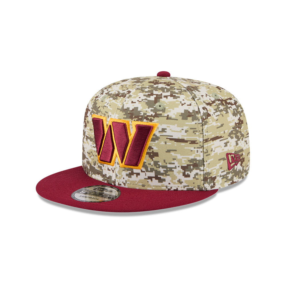 Washington Commanders 2025 Salute to Service Fan Gear 9FIFTY Snapback Hat = Camo