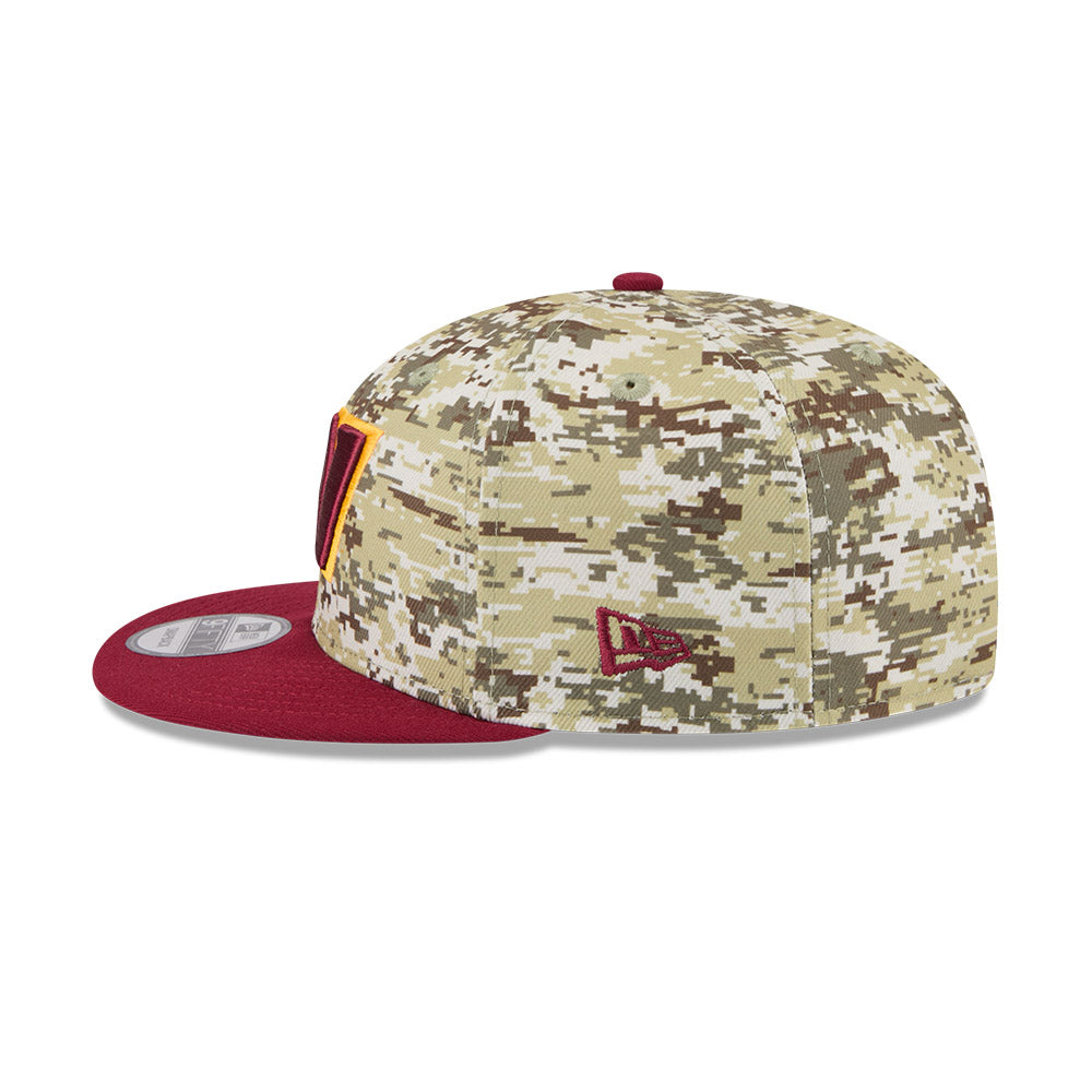 Washington Commanders 2025 Salute to Service Fan Gear 9FIFTY Snapback Hat = Camo