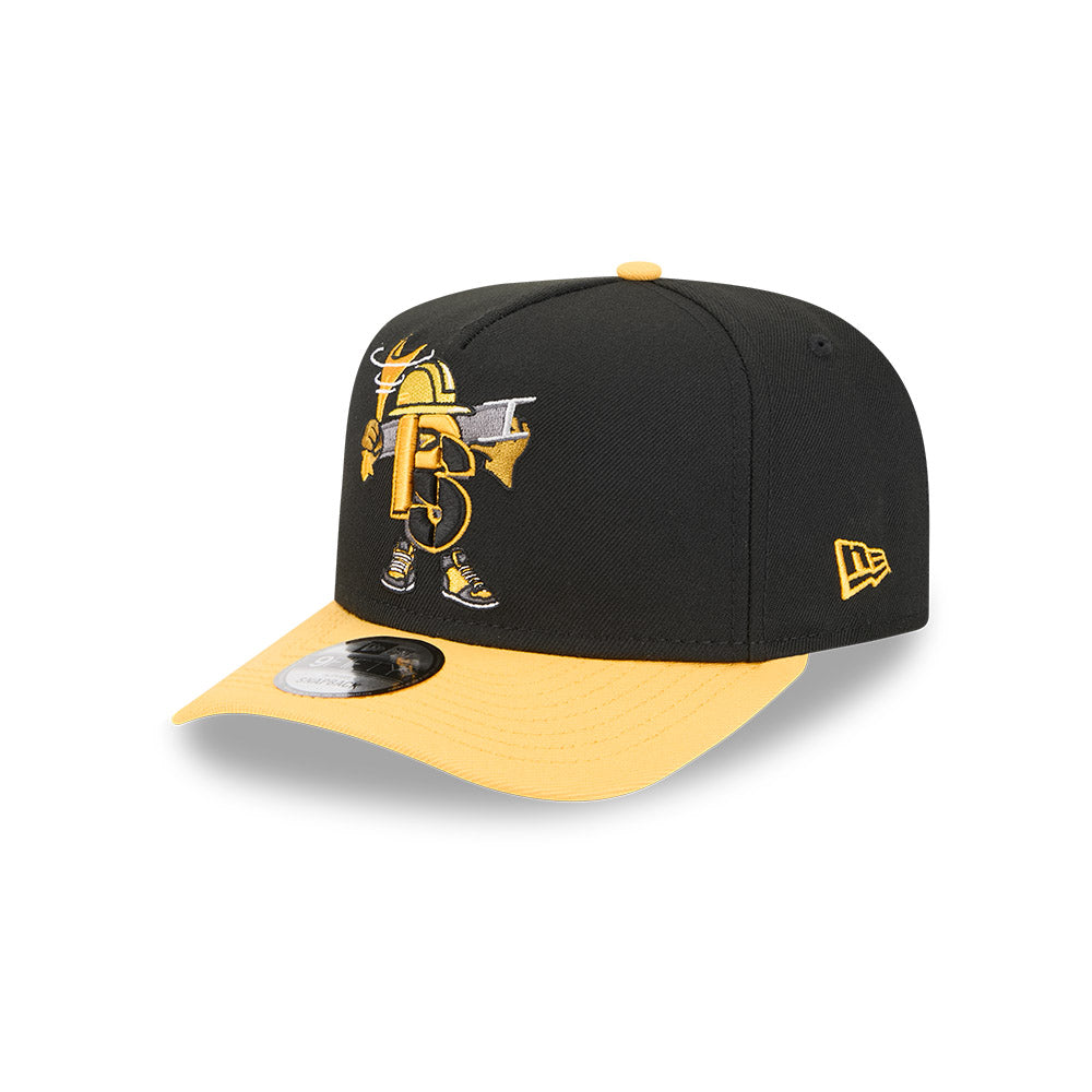 Pittsburgh Steelers New Era CARTOON SERIES 9FIFTY A-Frame Snapback NFL Hat - Black/Yellow