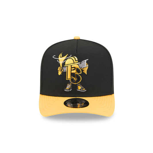 Pittsburgh Steelers New Era CARTOON SERIES 9FIFTY A-Frame Snapback NFL Hat - Black/Yellow