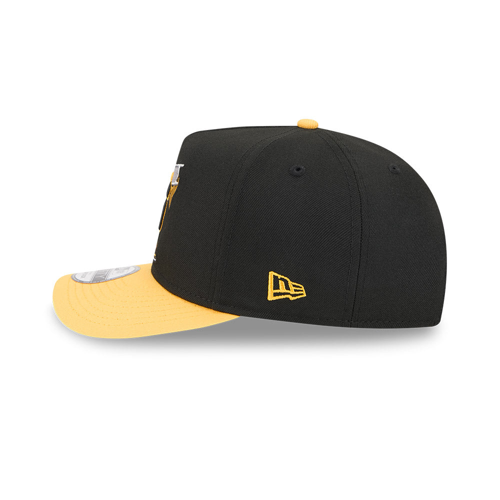 Pittsburgh Steelers New Era CARTOON SERIES 9FIFTY A-Frame Snapback NFL Hat - Black/Yellow