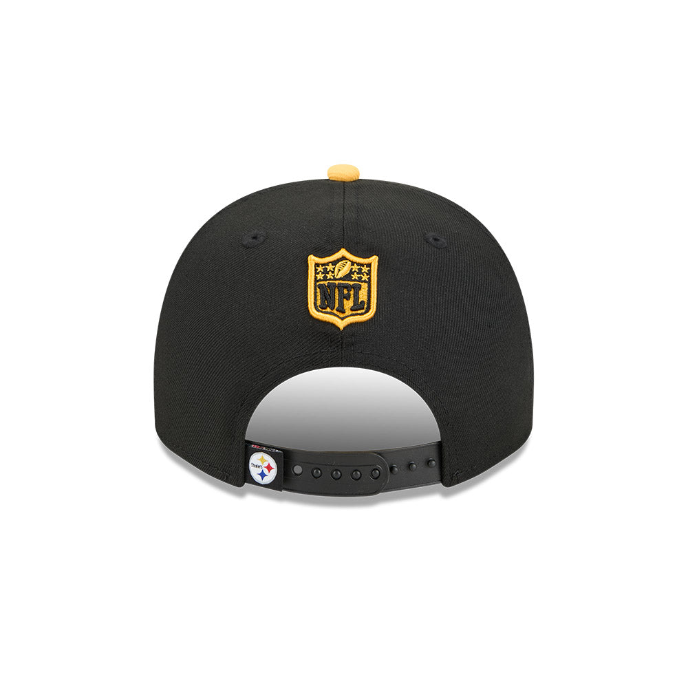 Pittsburgh Steelers New Era CARTOON SERIES 9FIFTY A-Frame Snapback NFL Hat - Black/Yellow