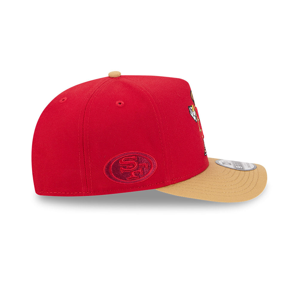 San Francisco 49ers New Era CARTOON SERIES 9FIFTY A-Frame Snapback NFL Hat - Scarlet/Gold