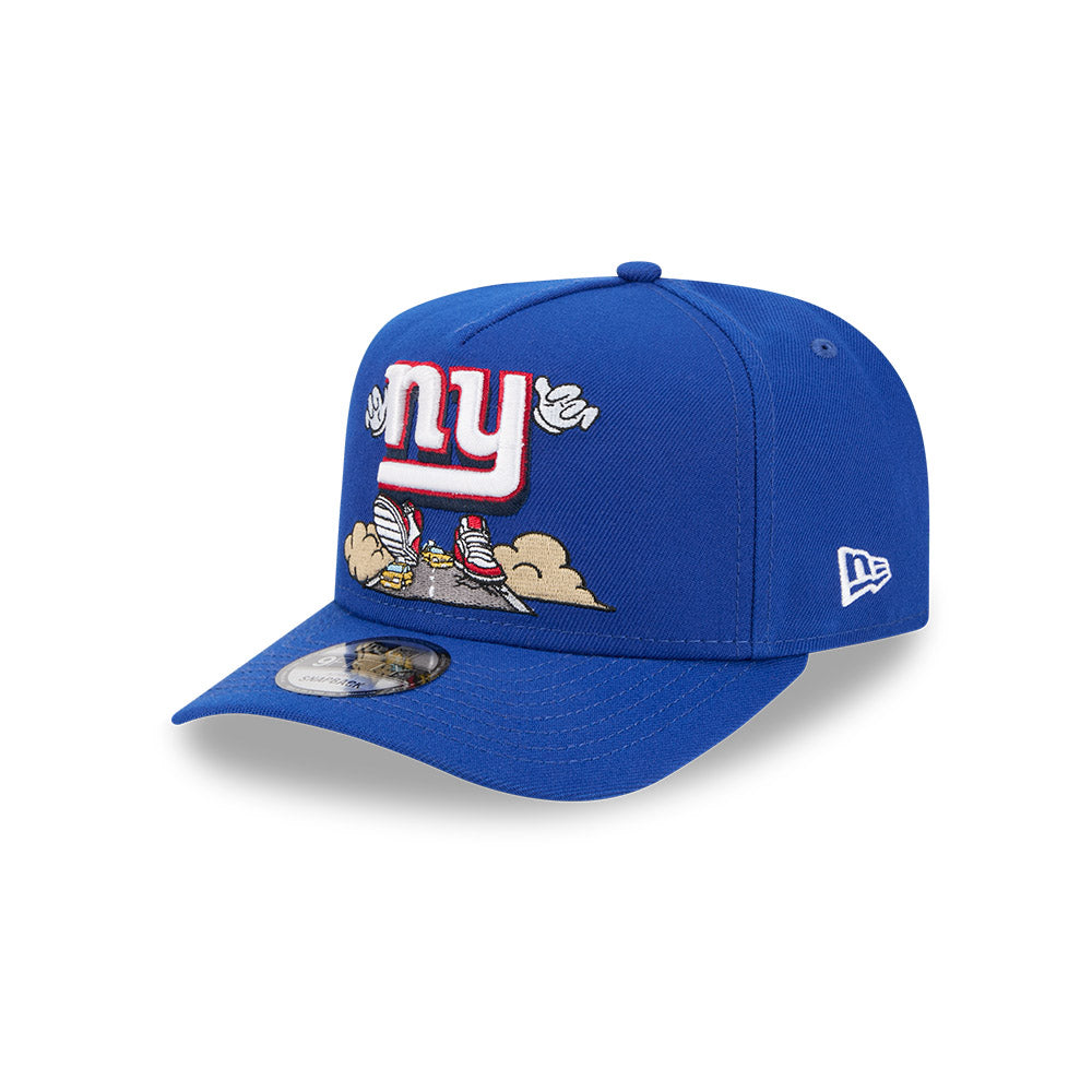 New York Giants New Era CARTOON SERIES 9FIFTY A-Frame Snapback NFL Hat - Royal