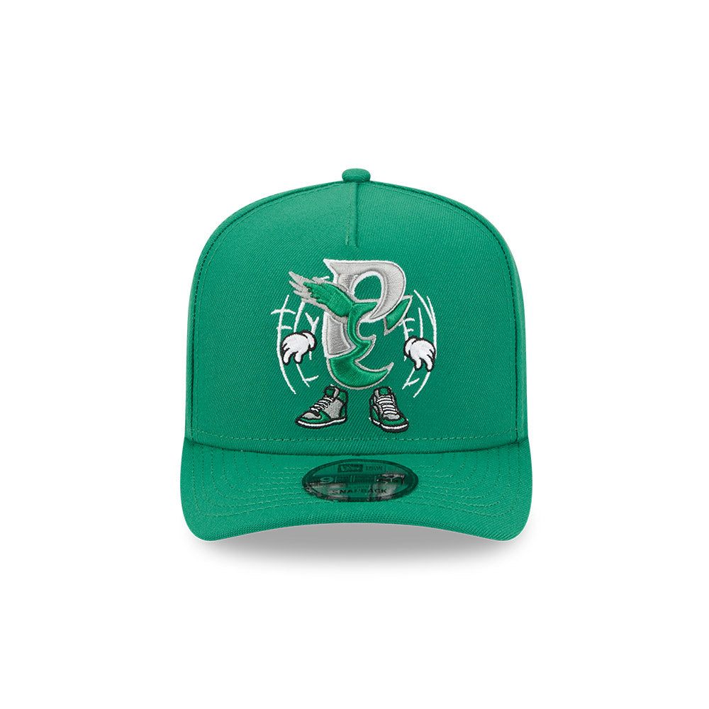 Philadelphia Eagles New Era CARTOON SERIES 9FIFTY A-Frame Snapback NFL Hat - Kelly