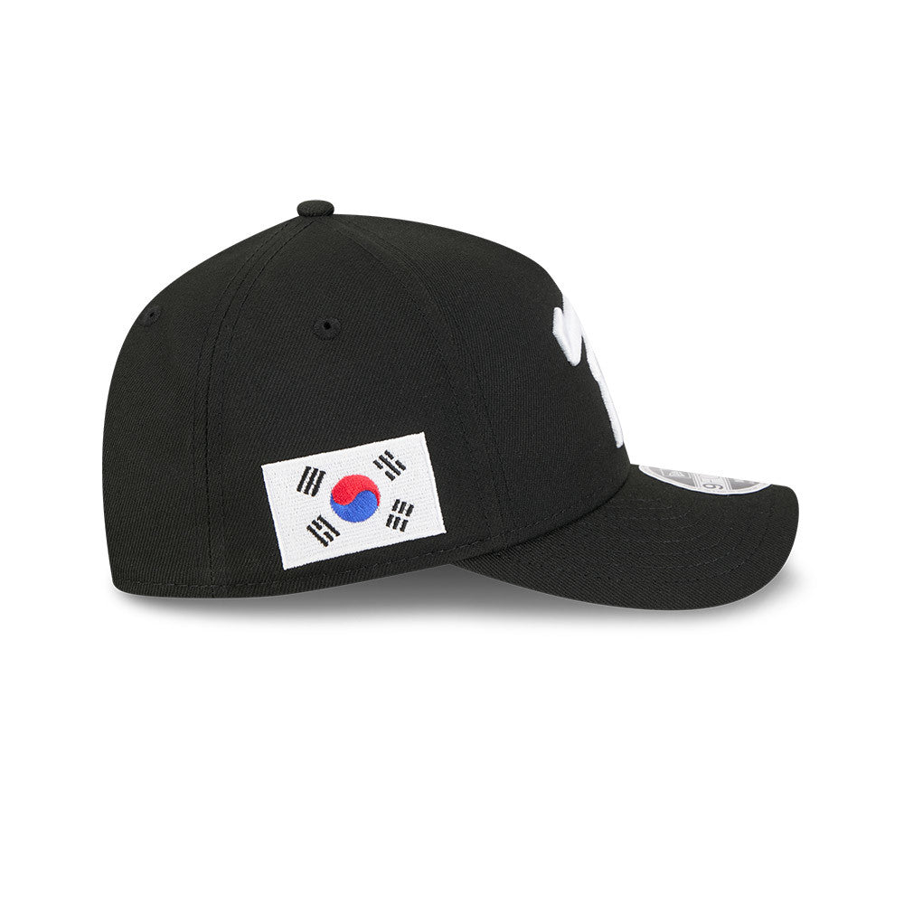 KOREA Baseball New Era 2026 World Baseball Classic 9Forty Curved Adjustable Hat - Black