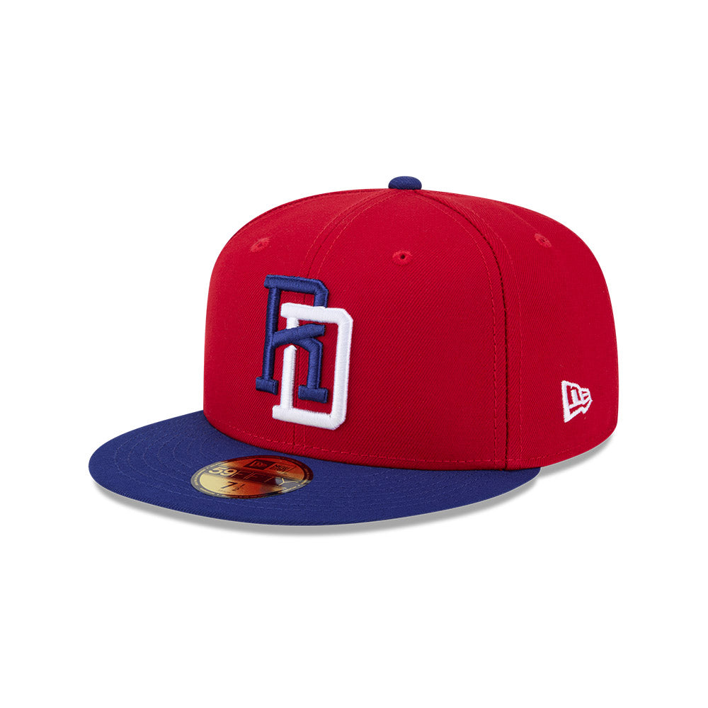 DOMINICAN REPUBLIC Baseball New Era 2026 World Baseball Classic 59FIFTY Fitted Hat - Red/Blue