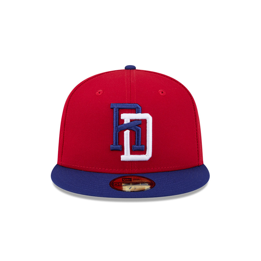 DOMINICAN REPUBLIC Baseball New Era 2026 World Baseball Classic 59FIFTY Fitted Hat - Red/Blue