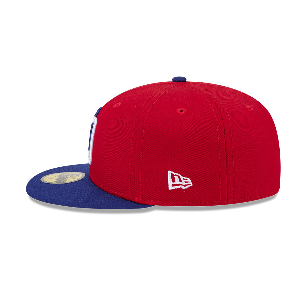 DOMINICAN REPUBLIC Baseball New Era 2026 World Baseball Classic 59FIFTY Fitted Hat - Red/Blue