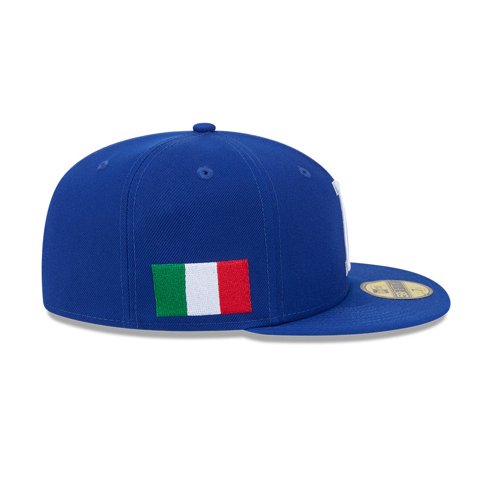 ITALY Baseball New Era 2026 World Baseball Classic 59FIFTY Fitted Hat - Blue