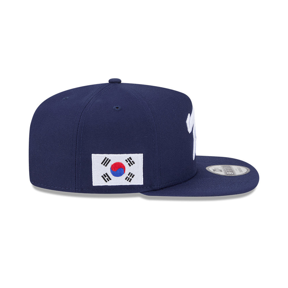 KOREA Baseball New Era 2026 World Baseball Classic 9Fifty A-Frame Snapback Hat - Navy