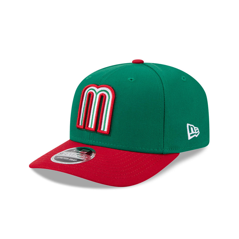 MEXICO Baseball New Era 2026 World Baseball Classic 9Seventy Adjustable Hat - Green/Red